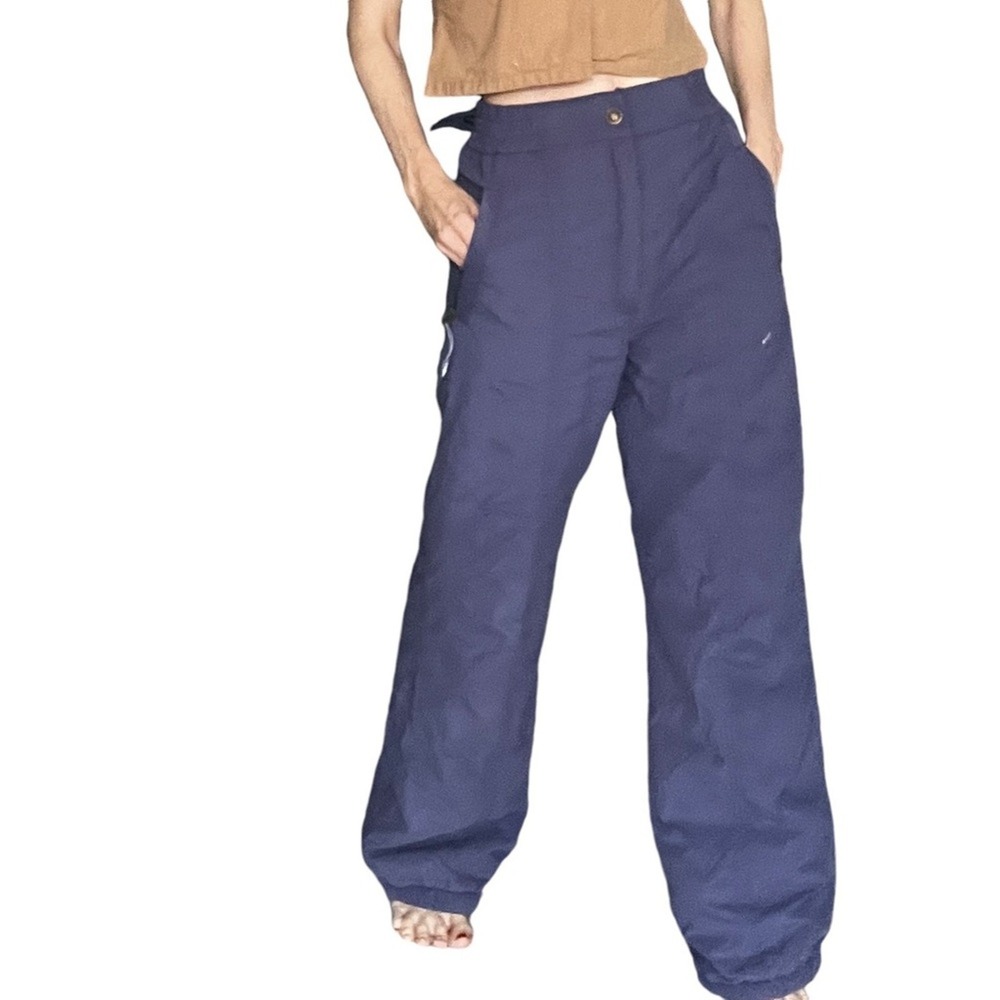 Vintage purple ski pants high waisted medium - Picture 2 of 8